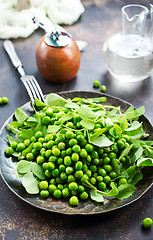 Image showing green peas