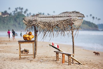 Image showing Idyllic day on the beach