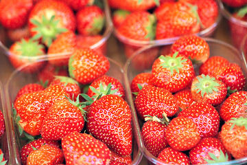 Image showing Strawberry on market