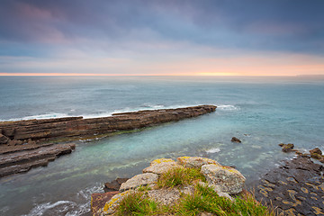 Image showing Morning light over Culburra