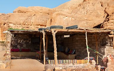 Image showing Bedouin hut in  Egypt