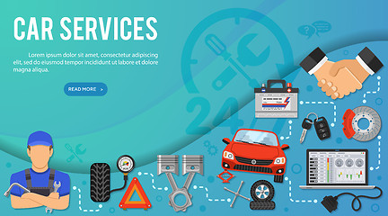 Image showing Car Services Banner