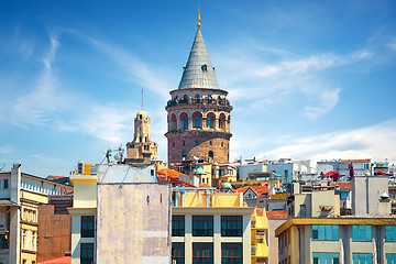 Image showing View on Galata Tower