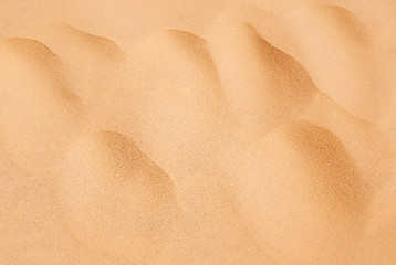 Image showing Sand with waves