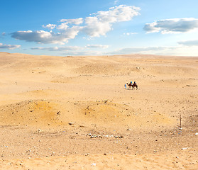 Image showing Sandy desert in Egypt