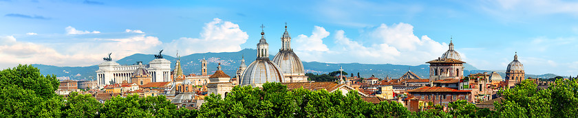 Image showing Panorama of Rome