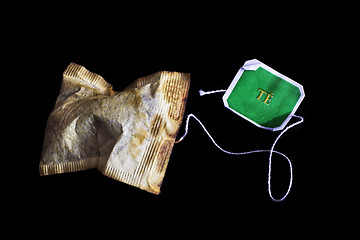 Image showing Used tea bag 