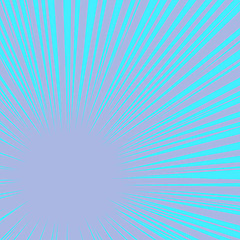 Image showing blue rays pop art background