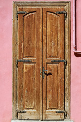 Image showing Old Wooden Door