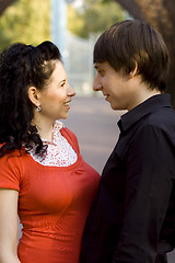 Image showing attractive couple together