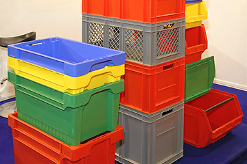 Image showing Plastic Crates