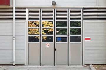 Image showing Factory Door