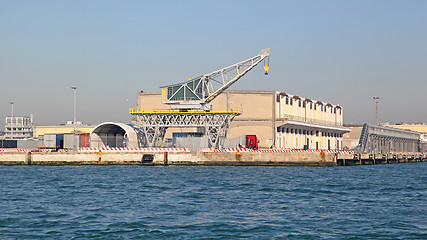 Image showing Venice Port Crane