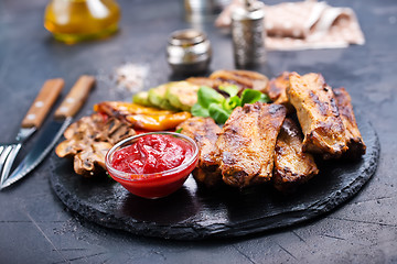 Image showing grilled meat