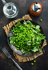 Image showing green peas