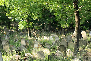 Image showing old jewish burial place