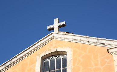 Image showing Top of a church