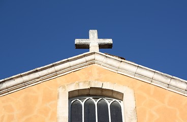 Image showing Top of a church