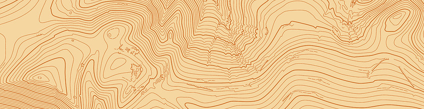 Image showing Abstract vector topographic map in brown colors