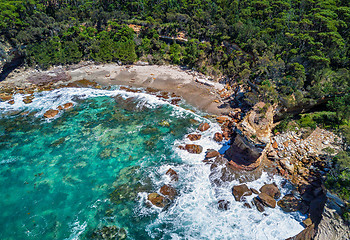 Image showing Ocean beach views South Durras