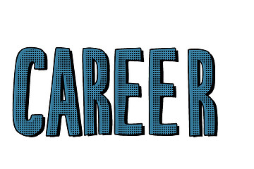 Image showing career lettering text