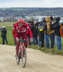 Image showing The Cyclist Simon Spilak - Paris-Nice 2016