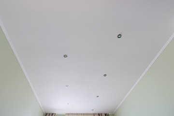 Image showing Lined false ceiling in the room