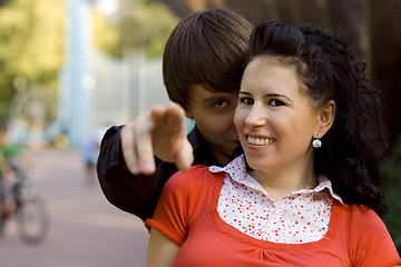 Image showing young happy attractive couple together