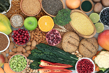 Image showing Health Food for a High Fibre Diet