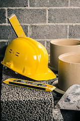 Image showing construction of a modular chimney