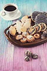 Image showing Tasty different cookies