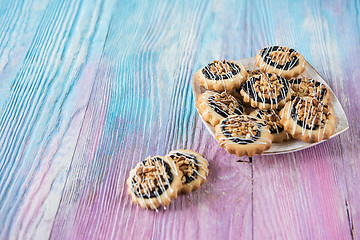 Image showing Tasty many cookies