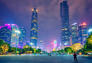 Image showing  Guangzhou skyline. Guangzhou, China