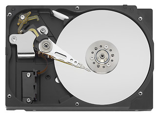 Image showing HDD Hard disk drive isolated on white background