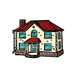 Image showing house isolate on white background