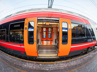 Image showing Exterior of Stadler FLIRT train in Norway