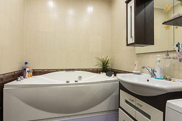 Image showing Bathroom in the bathroom of the apartment