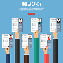 Image showing Job Agency Employment and Hiring Concept