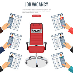 Image showing Job Agency Employment and Hiring Concept