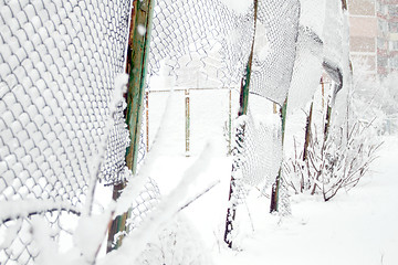 Image showing Snow-covered Rabitz grid