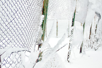 Image showing Snow-covered Rabitz grid