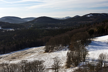 Image showing Mountain landscape in late autumn