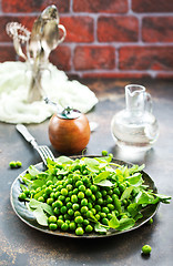 Image showing green peas