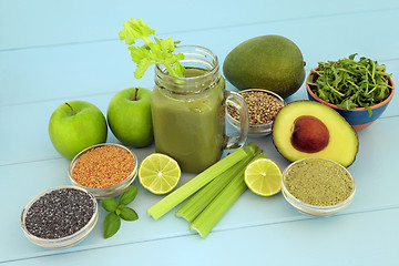 Image showing Health Food Diet Smoothie Drink  