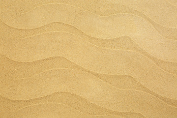 Image showing Beach Sand Wave Background