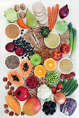 Image showing High Fibre Health Food Selection