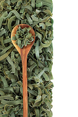 Image showing Sprouted Spelt Spirulina Tagliatelle Pasta