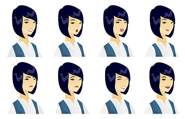 Image showing Vector set of business characters.