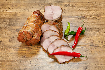 Image showing Ham And Pepper