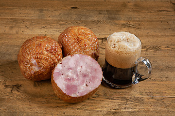 Image showing Ham And Beer